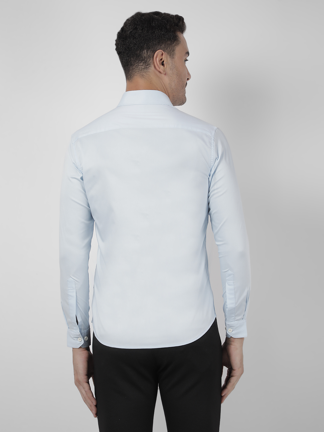 Numero Uno Men SOLID Blue Shirt